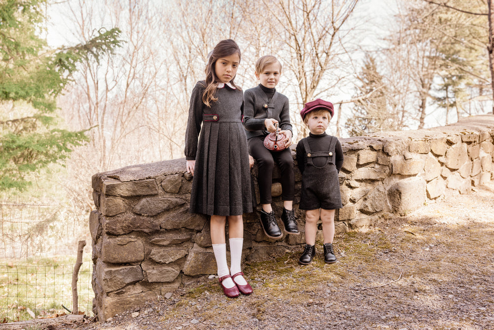 La Nina Wool Pleated Dress – Hats to Hose