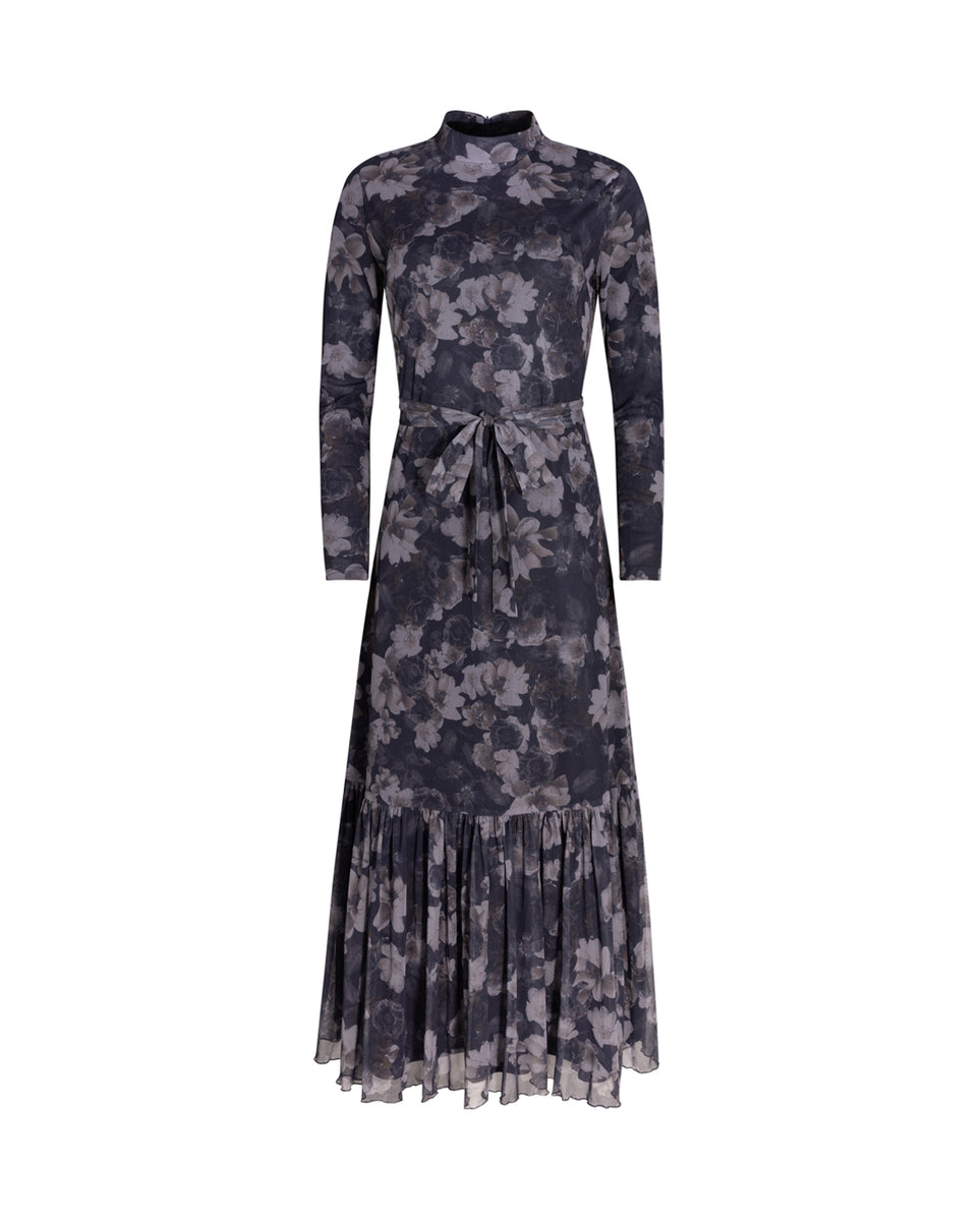 peplum hem maxi dress Miss Circle Women Abigail Velvet Off Shoulder Bubble Hem Peplum Maxi Dress