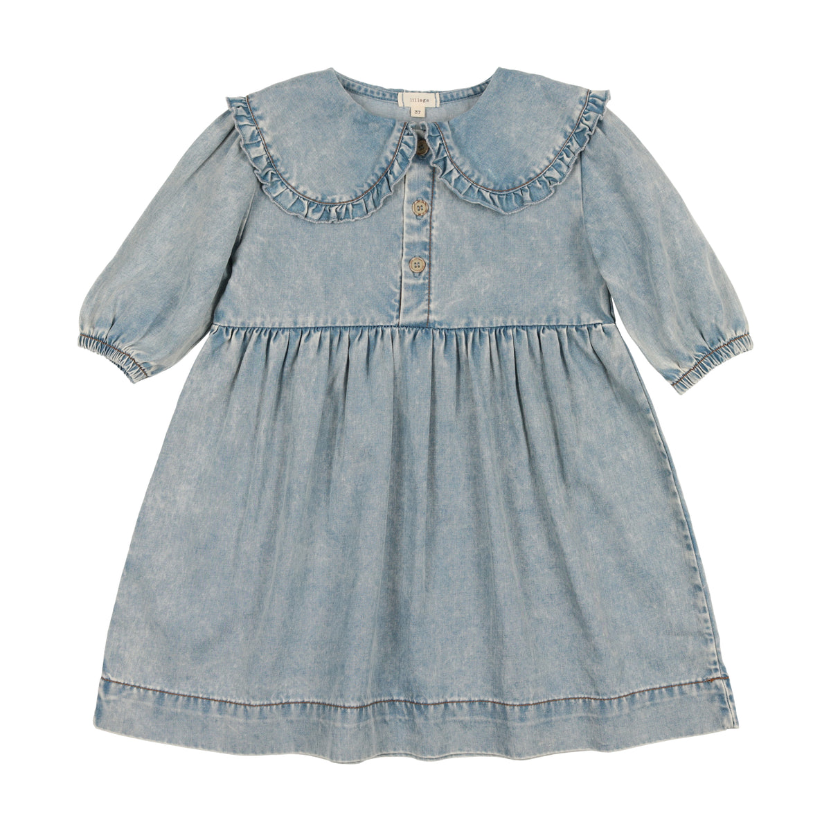 Lil Legs 3/4 Sleeve Oversized Collar Dress – Hats to Hose