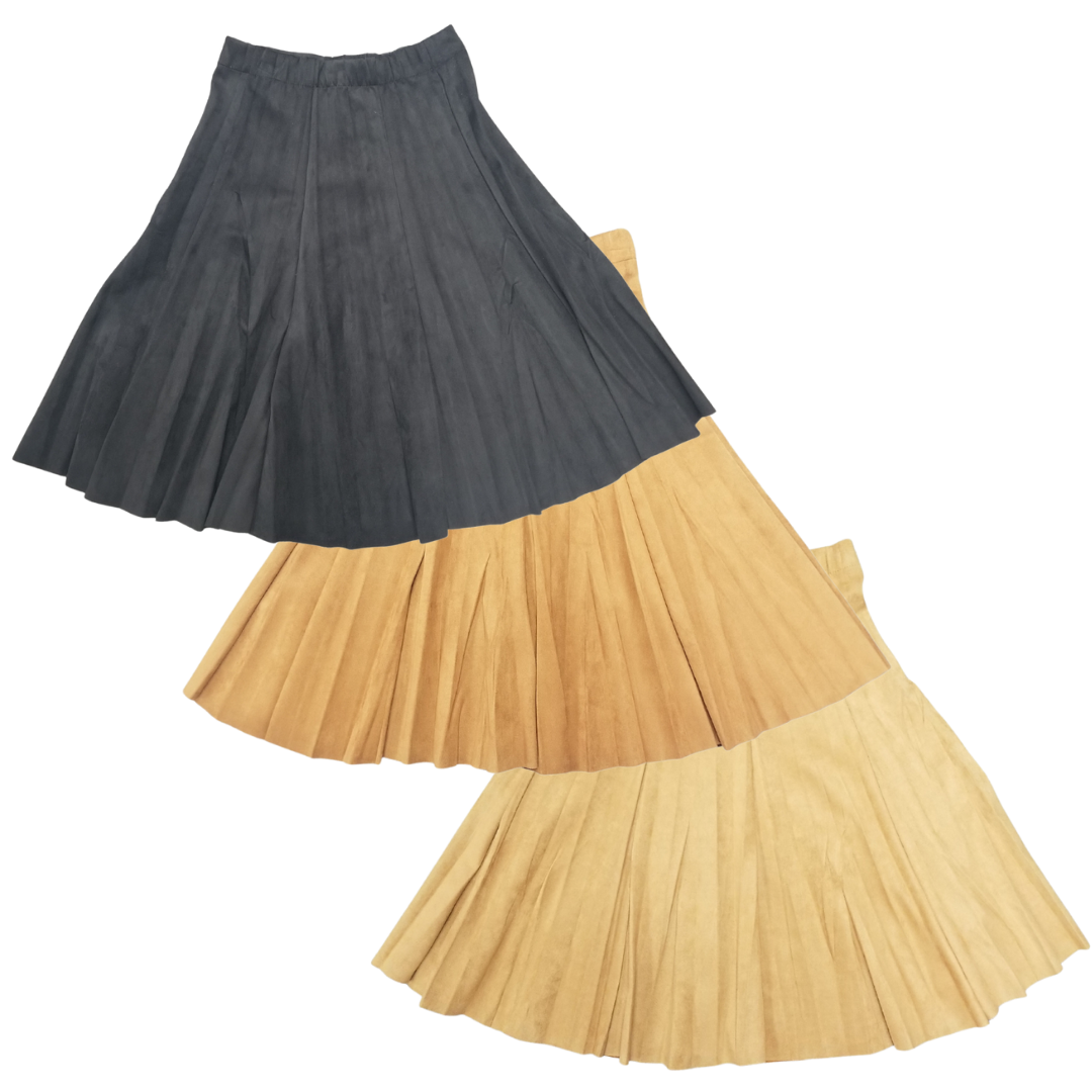 Sam Fashion 515 Suede Pleated Skirt – Hats to Hose