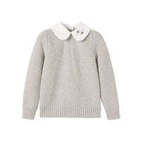 Nou Nelle Girls Peter Pan Knit Sweater