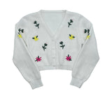 BZZY Tulip Cardigan & Linen Jumper Set