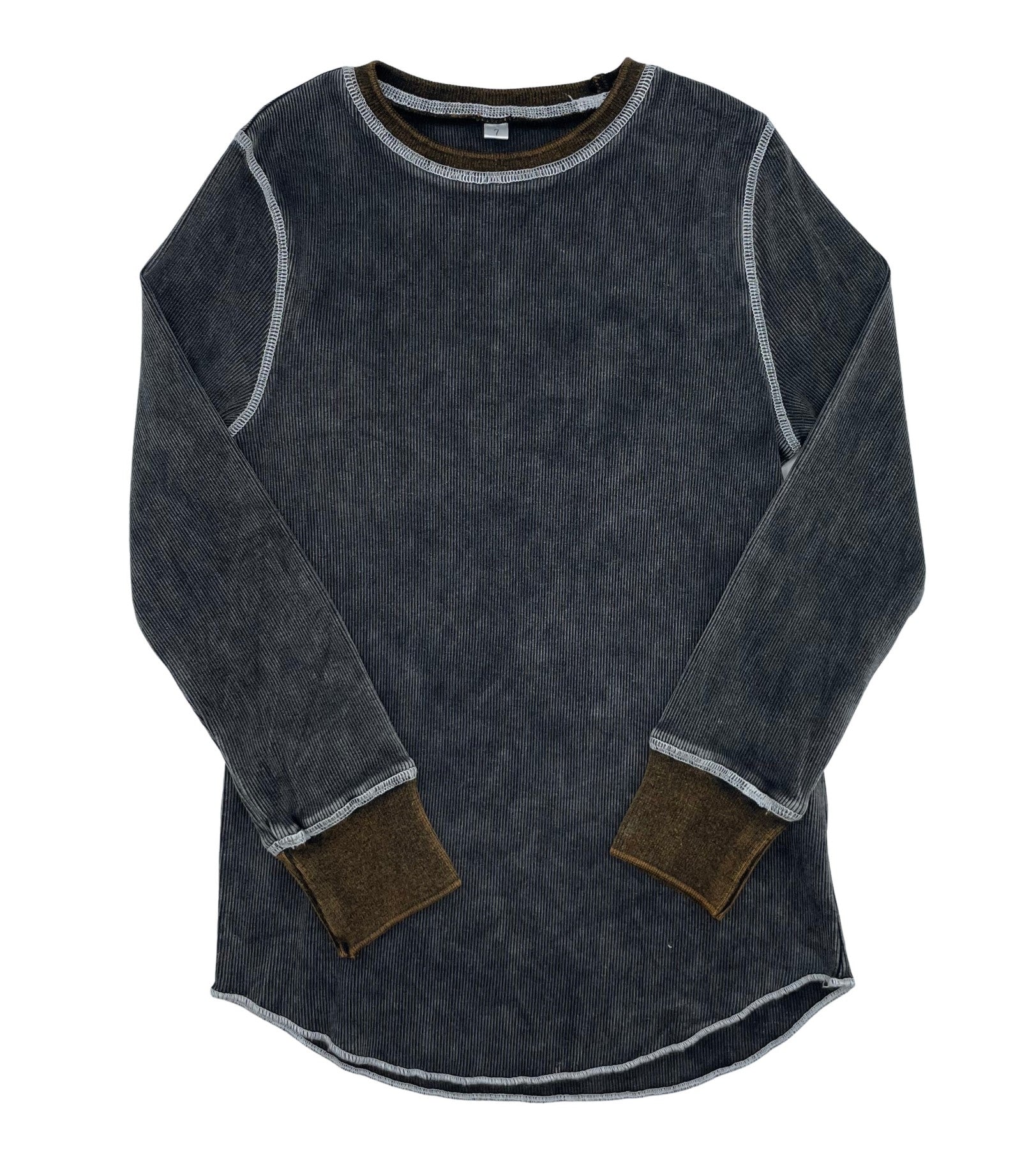 トップス soor ploom RAGRAN MOCK TEE-THISTLE 10y 체크앤도트 | SOOR PLOOM RAGLAN MOCK TEE - Thistle Print