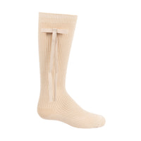 Zubii Thin Long Ribbon Knee Sock