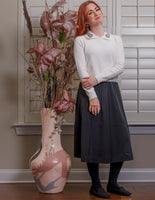 Niveau Embroidered Collar Sweater