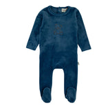 Bondoux Teddy Soft Velour Footie & Bonnet