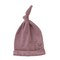 Bondoux Teddy Soft Velour Footie & Bonnet