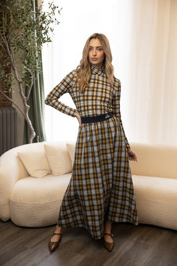 BYRD Ashley Plaid Set