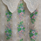 Papillon Nordica Scalloped Collar Floral Printed Dress