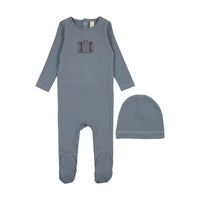 Lilette Suitcase Footie & Hat Set