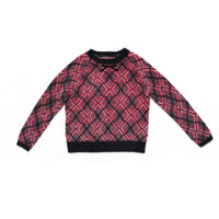 La Nina Plaid Mohair Sweater