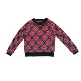La Nina Plaid Mohair Sweater