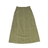 Valentina Cargo Stitch Detail Maxi Skirt