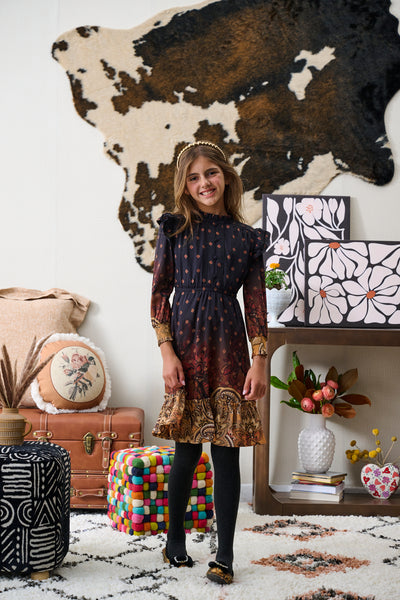 Porter Ombre Paisley Dress