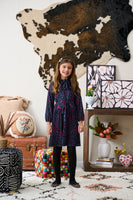 Porter Print Small Pleated Dress
