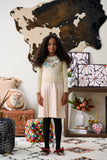 Porter Dress With Embroidered Sweater