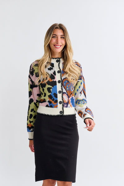 OOTD Print Button Down Top