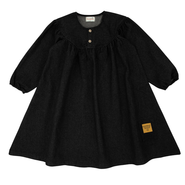 Bondoux Yellow Patch Denim Dress