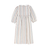 Bamboo Smock Chest Floral Print Dress