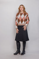Cable Argyle Sweater