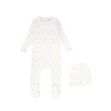 Bebe Joiee Ribbed Hot Air Balloon Footie & Hat