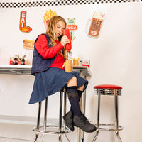 JRP Heart Doodle Knee Sock