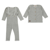 Bondoux  Overalls & Cardigan - 3 Pc