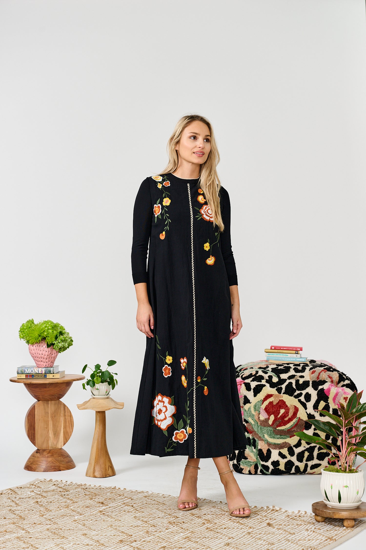 【新品】soorploom Edith Dress Leaf Print 4y Soor Ploom Edith Dress - Edelweiss – Casp Baby Mommy & Me