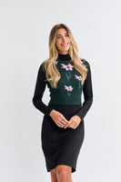 Paper Parachute Flowers Knit Vest