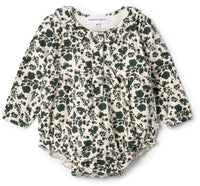 Charlotte & George Flannel Flower Overall