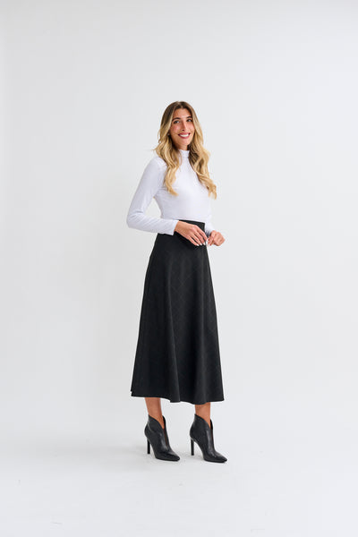 Parcelle Plaid A-Line Skirt