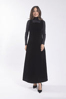 Maple Cliff Velvet Square Neck Midi Jumper