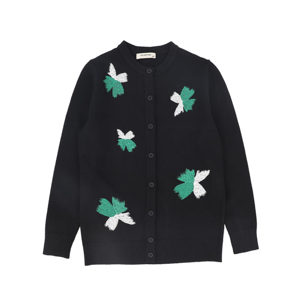 Velentina Scattered Embroidery Cardigan