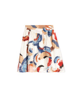 Lilou Leon Floral Print Flair Skirt