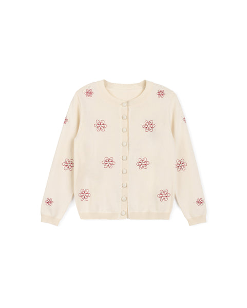 One Child Hurley Embroidered Floral Set