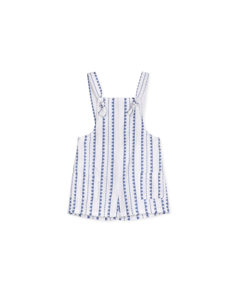 One Child Claire Scalloped Embr Overall