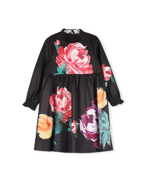 Lilou Painted Flower Dress