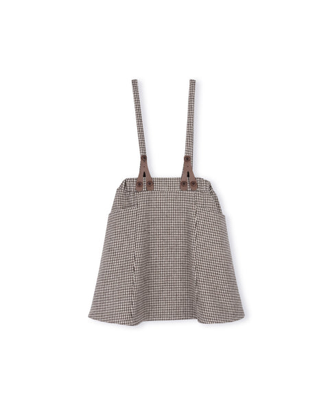 One Child Bowl Houndtooth Suspender Bloomers