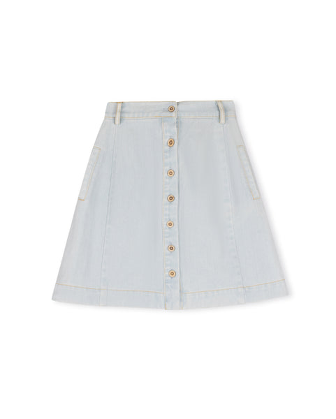 Cabana Haley Button Down Knee Skirt