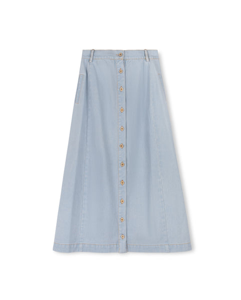 Cabana Haley Button Down Maxi Skirt