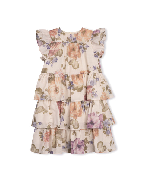 One Child Ezzo Ruffle Waisted Dress