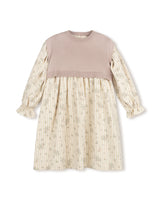 One Child Amos Floral Print Dress and Vest