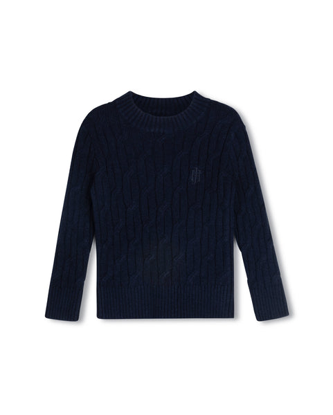 One Child Archie Cable Knit Sweater