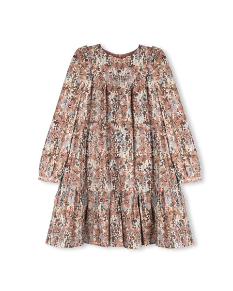 Papillon Jill Floral Printed Baby Doll Tiered Dress