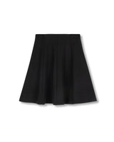 Hello Yellow Ponti Paneled Knee Skirt