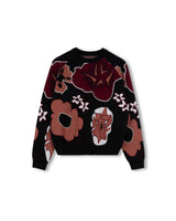 Slate Printed Knit Sweater