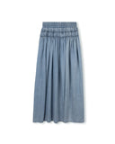 Vibe Midi Small Pleated Thin Skirt