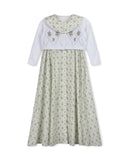 Papillon Printed Robe and Cardigan Set