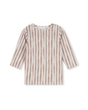 Phil and Phoebe Micro Stripe Tshirt w/ Micro PocketJumper Set