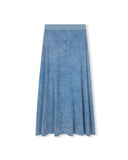 Vibe Elastic Waist A-Line Maxi Skirt